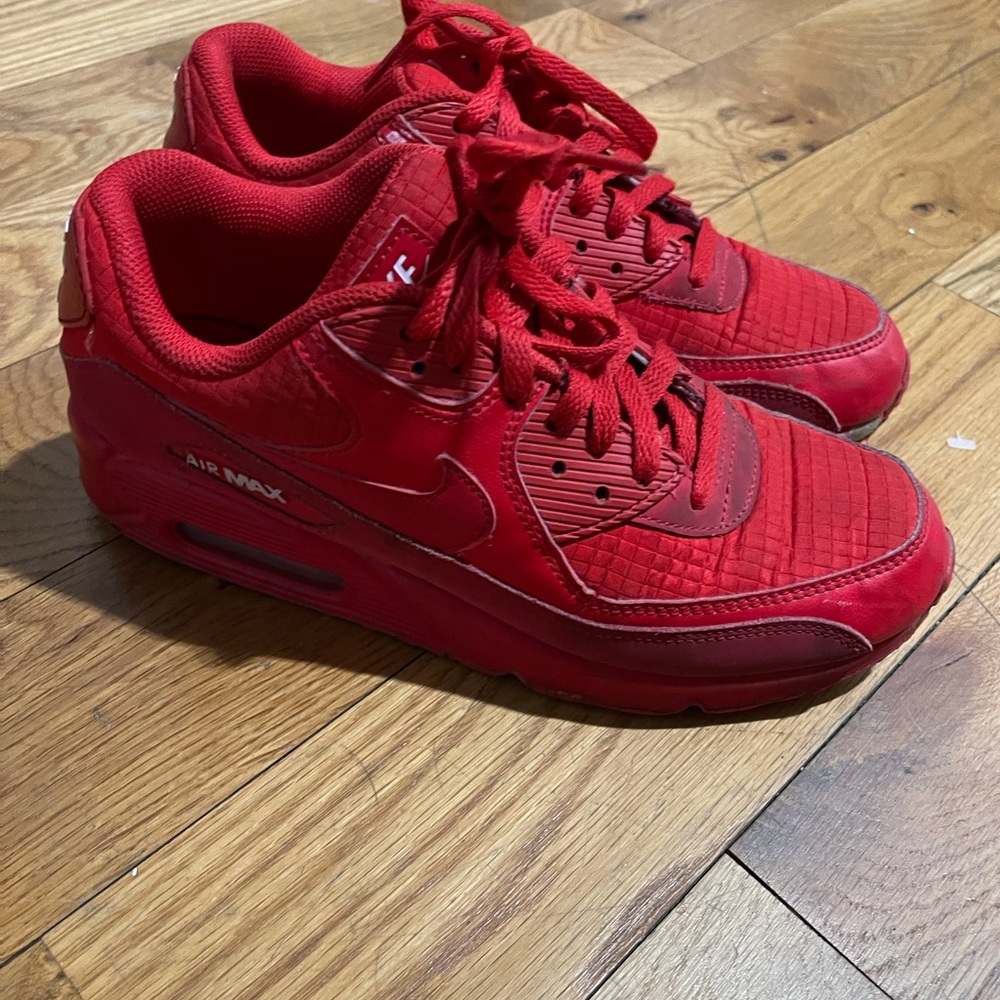 Vintage Nike Air Max 90 Size 8 university red